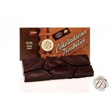 Csokoládé Troubelice keserű 83%, 45g