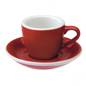 Kupa Loveramics Egg - Espresso 80ml, RED