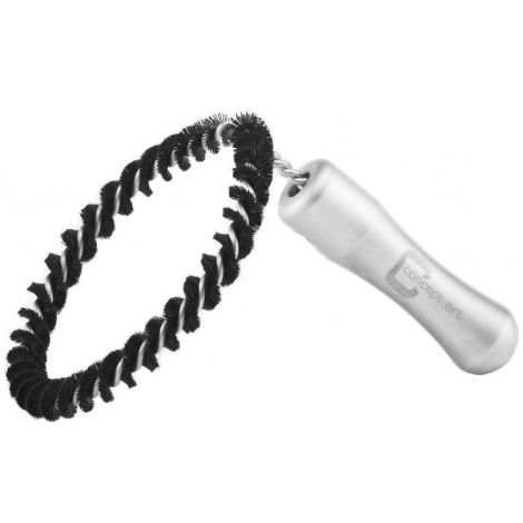 Ecsettel tisztítsa meg a kávéfőző fejét