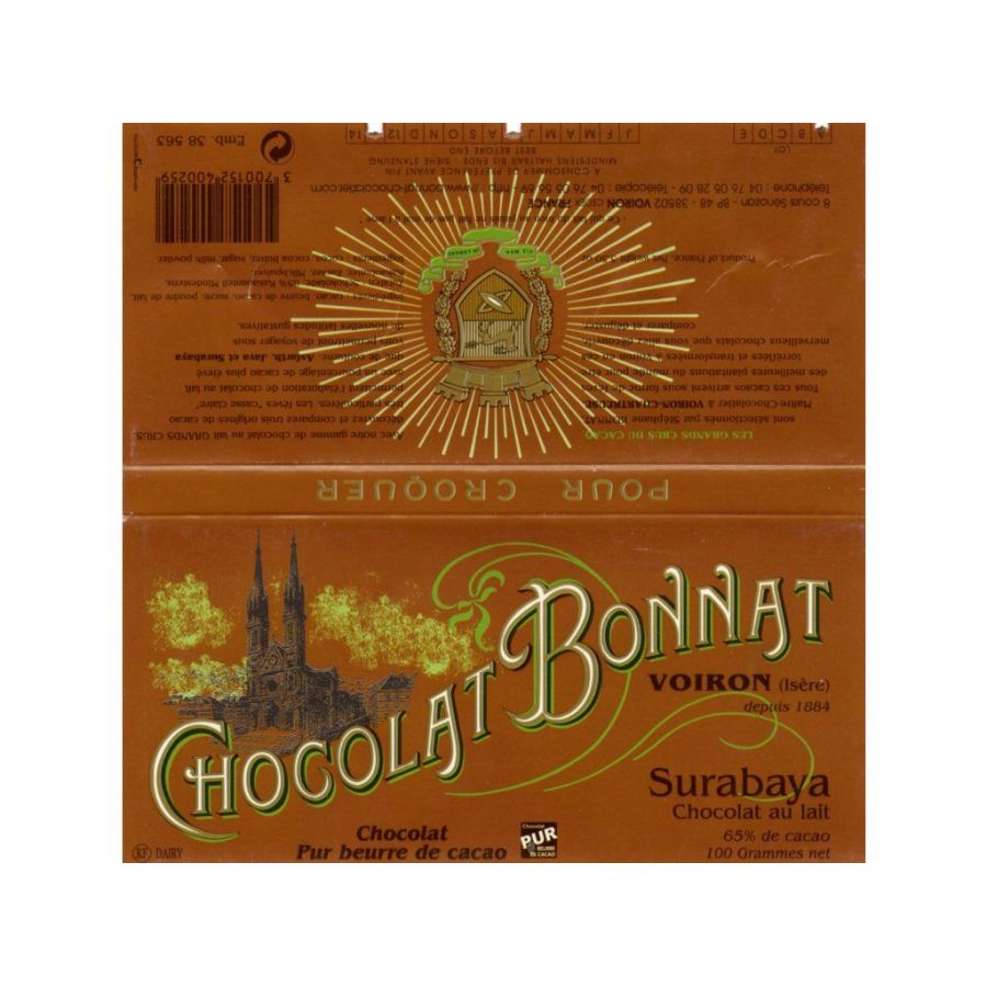 Chocolate Bonnat Surabaya 65% - tej