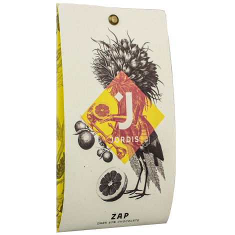 Jordis Chocolate 67% gyömbér és narancs 50g