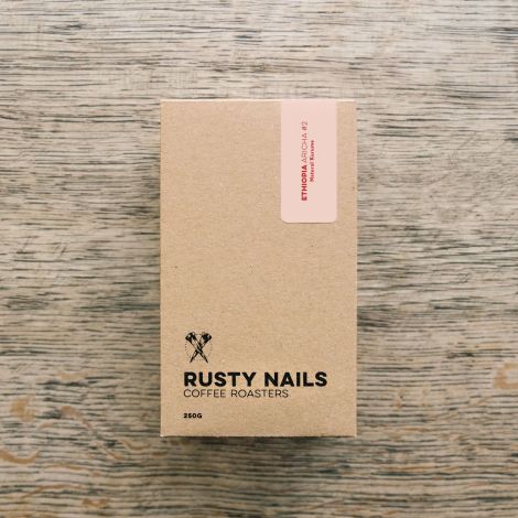 Kávé Rusty Nails Etiópia Aricha 250g, babszemek