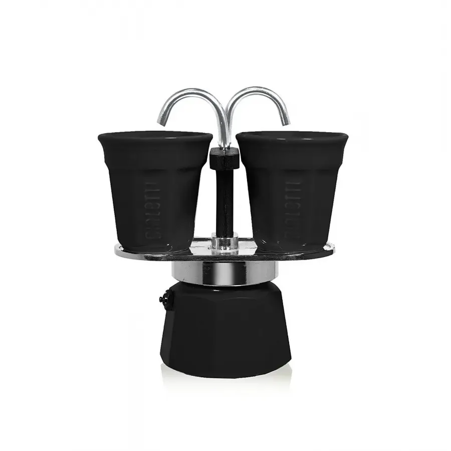 Ajándékkészlet Bialetti Mini Express 2 csésze fekete