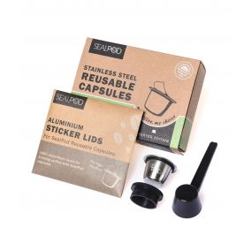 Capsule Sealpod - újratölthető, rozsdamentes acélból készült 2