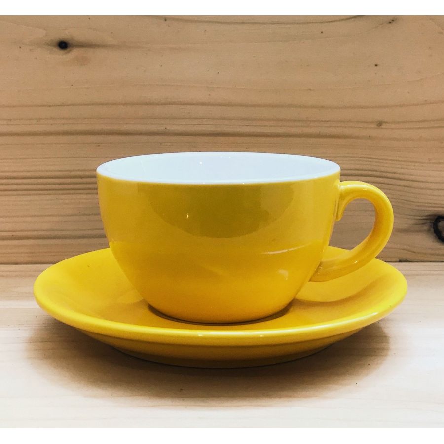 Cappuccino csésze Kaffia 200ml - Sárga