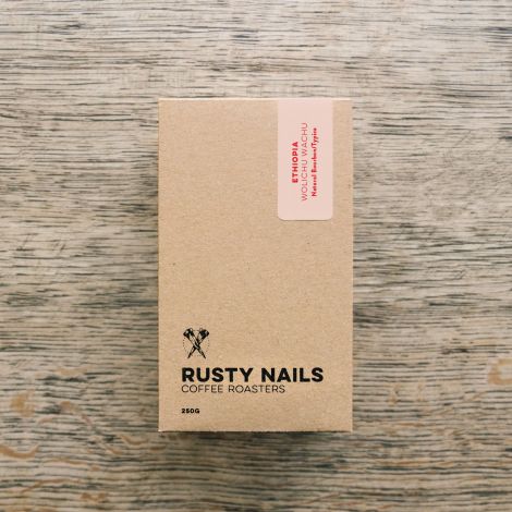 Rusty Nails Etiópia Wolichu Wachu kávé, 250g