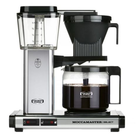 Moccamaster KBG Select POLISHED SILVER kávéfőző