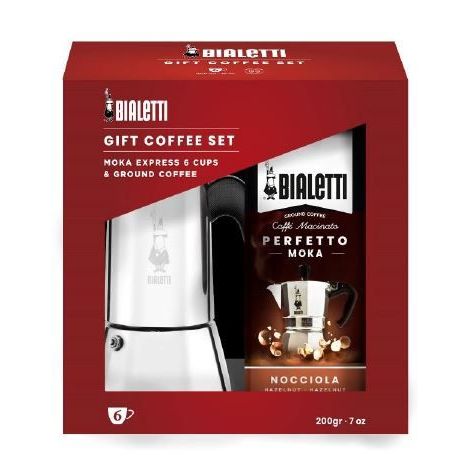 Bialetti Venus 6, indukciós kávé (ajándékcsomag)