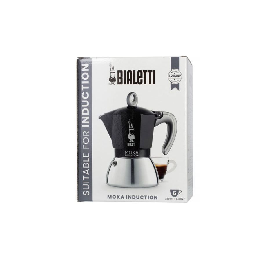 Bialetti Moka Induction 6 csésze fekete ÚJ