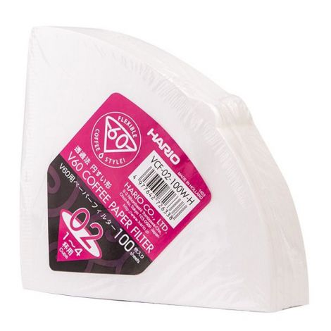 Papírszűrők Hario V60-02 100 db, fehér (VCF-02-100W-H)