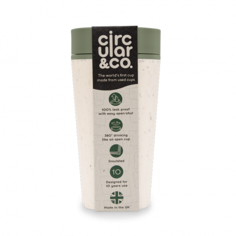 Cup Circular Cup (rCup) krém és zöld 340ml
