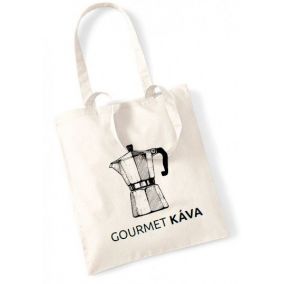 Vászon táska - mokka teáskanna