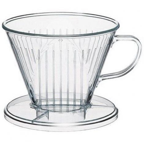 Kaffia műanyag csepegtető 1-4 csésze átlátszó