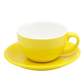 Kapucsínó csésze Kaffia 220ml - sárga