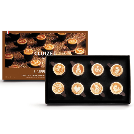 Michel Cluizel csokis doboz "8 Cappuccino"