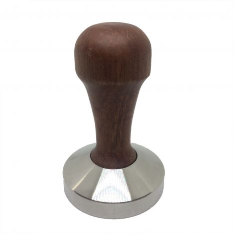 Tamper Kaffia 57mm lapos diófa
