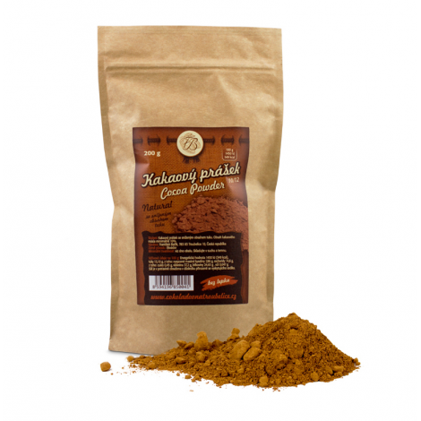 Kakaópor természetes 10/12, 200g csokoládégyár Troubelice