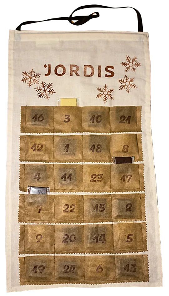Csokoládé Jordis Adventi naptár 24 x 4 g