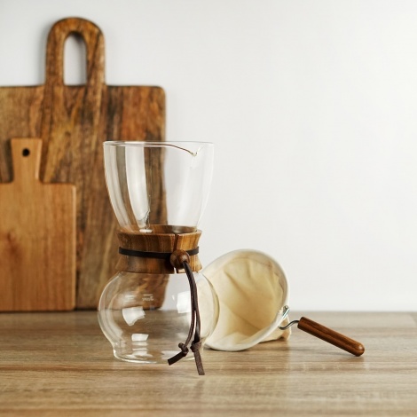 Hario Woodneck DPW-3 csepegtető edény 4 csészére