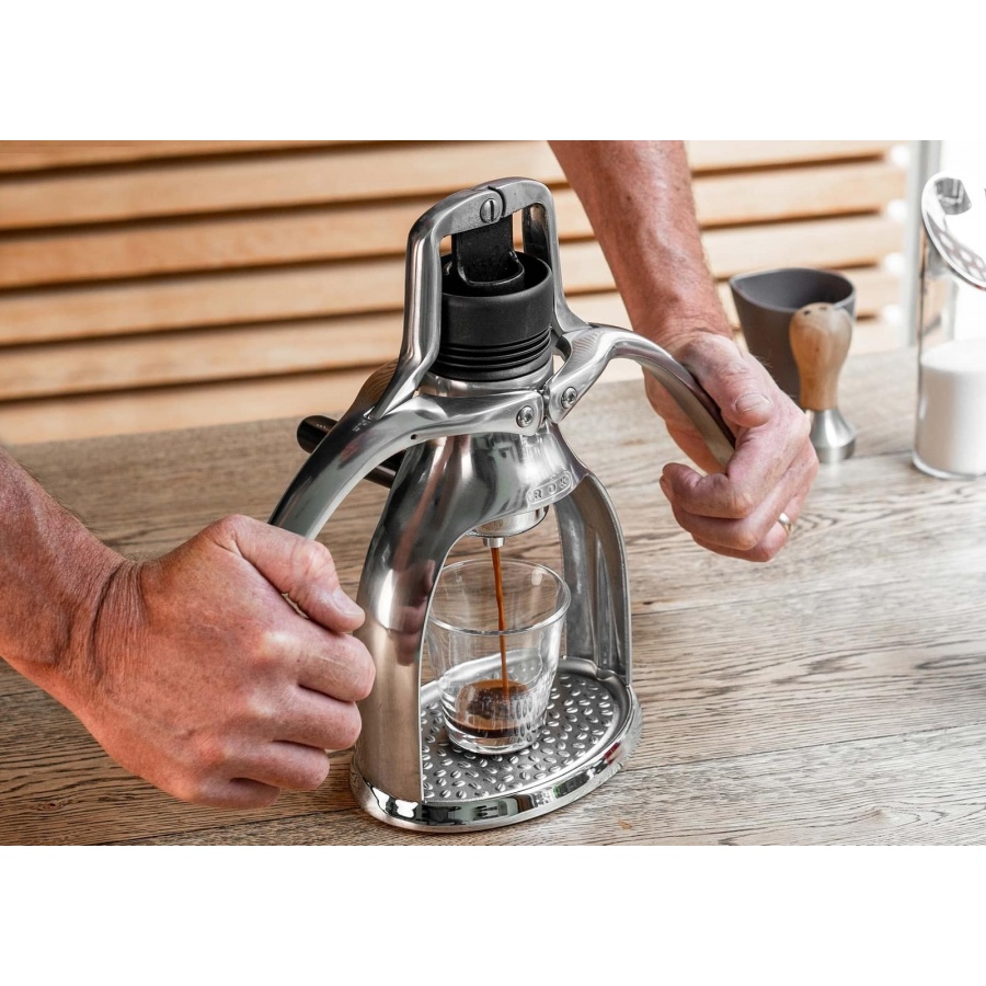 Kávéfőző ROK espressogc ezüst