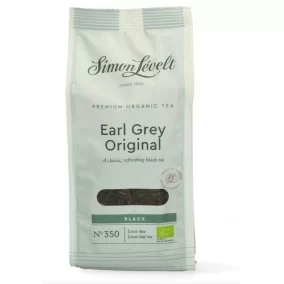 Simon Lévelt BIO fekete Earl Grey tea laza 90 g