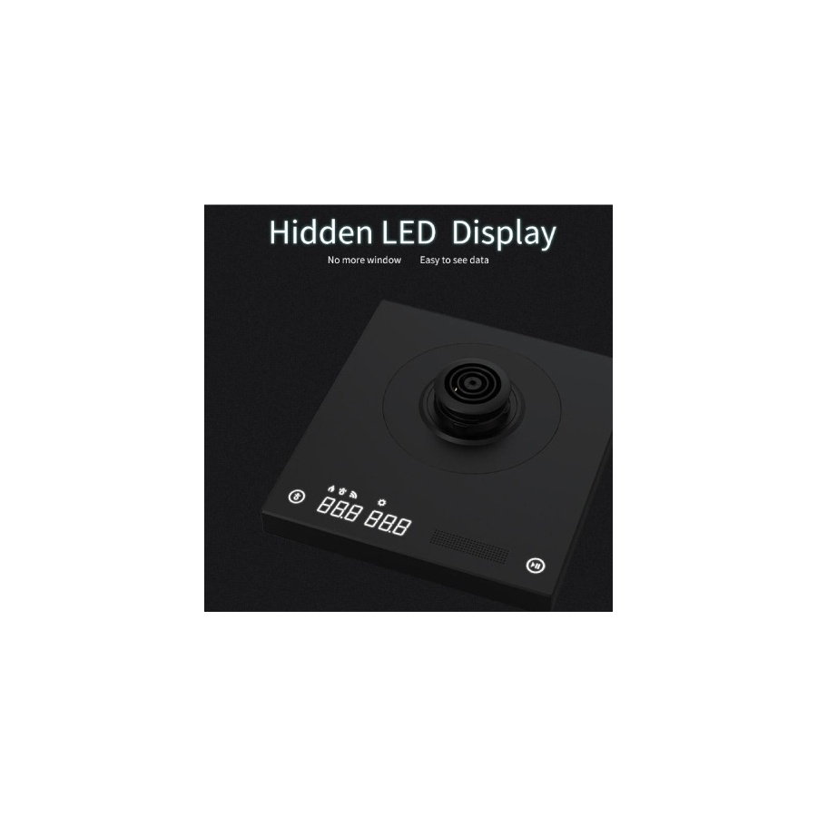 Timemore Mini Fish Smart Pour Over Thin 0,6 l vízforraló fekete színben