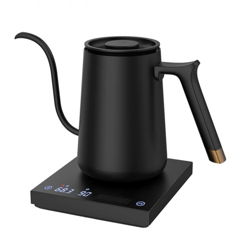 Timemore Mini Fish Smart Pour Over Thin 0,6 l vízforraló fekete színben