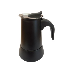 Kaffia Fekete 4 csésze Moka Pot - Fekete