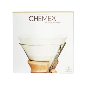 Chemex papírszűrők 4-13 csésze - fehér Hajtogatás nélkül