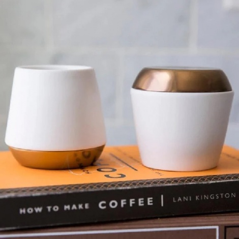 Fellow kerámia bögre Joey dupla falú 240 ml - fehér