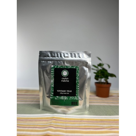 Vintage Teas laza levél matcha tea 100 g