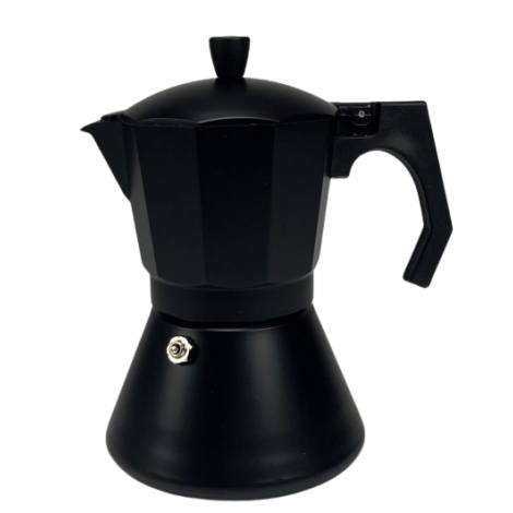 Kaffia fekete Moka Pot 6 csésze