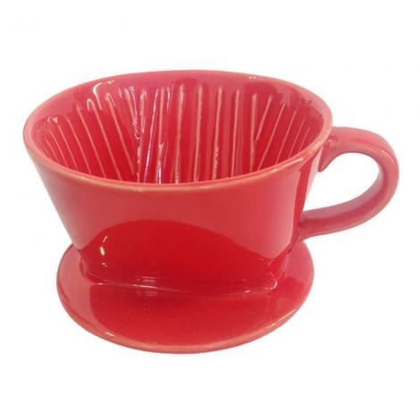 Kerámia csepegtető Kaffia 1-2 csésze piros
