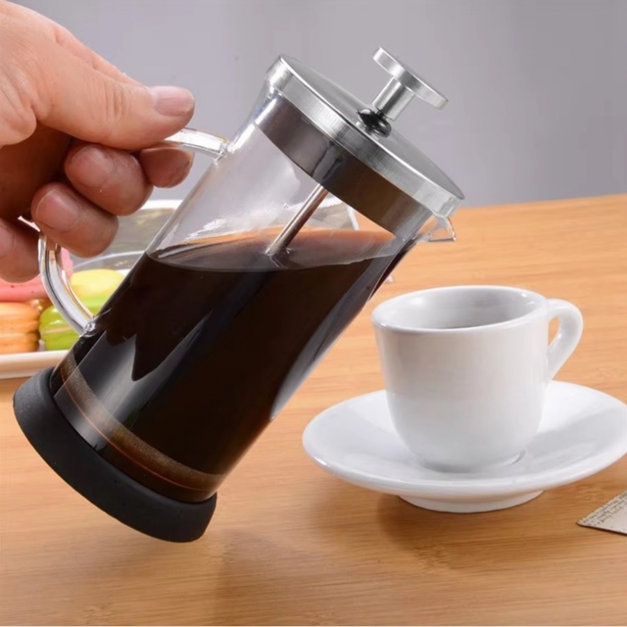 French press 350ml Kaffia fekete rozsdamentes acél