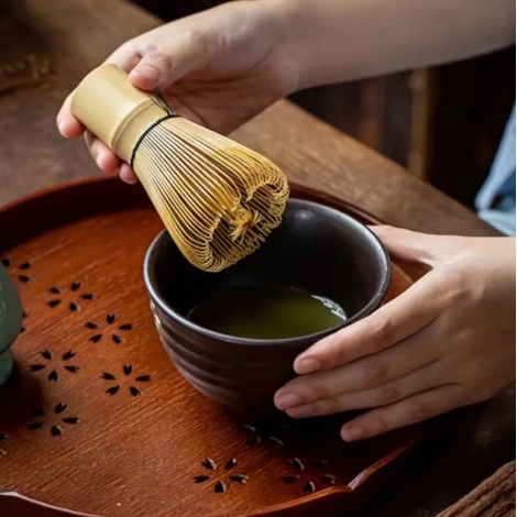 Kaffia Chasen bambusz matcha habverő