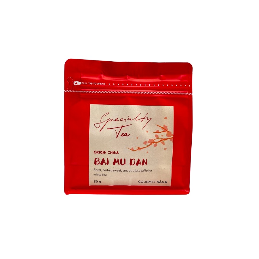Fehér tea Bai Mu Dan / Fehér bazsarózsa 50g Speciális tea
