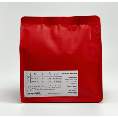 Fehér tea Bai Mu Dan / Fehér bazsarózsa 50g Speciális tea