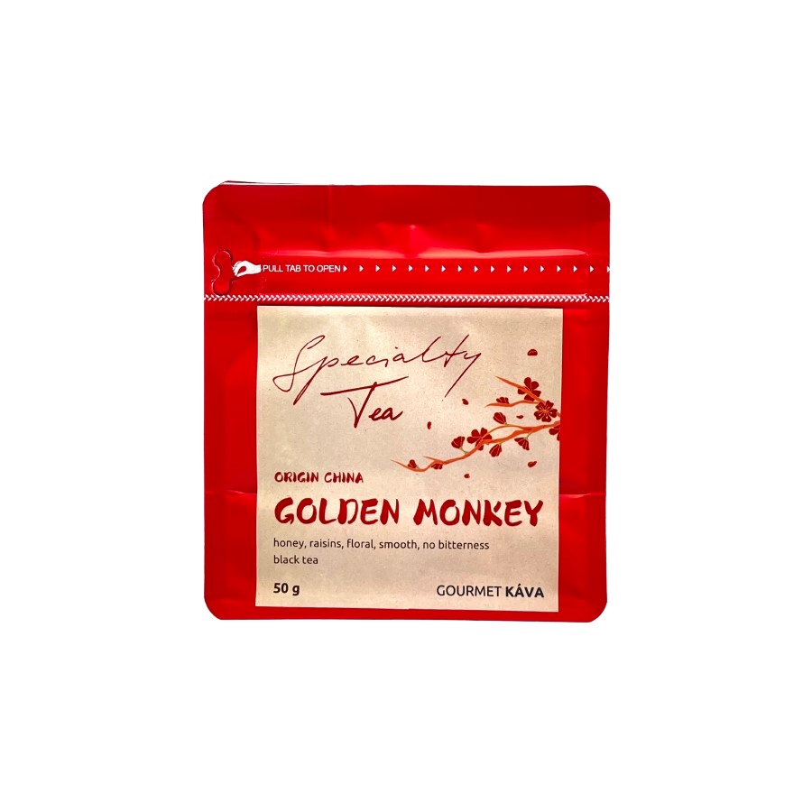 Fekete tea Jin Hou / Golden Monkey 50g Specialty Tea