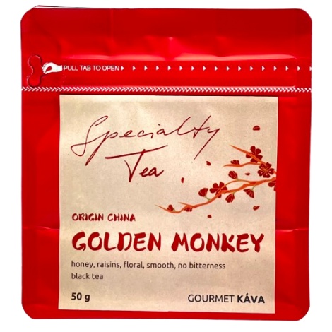Fekete tea Jin Hou / Golden Monkey 50g Specialty Tea