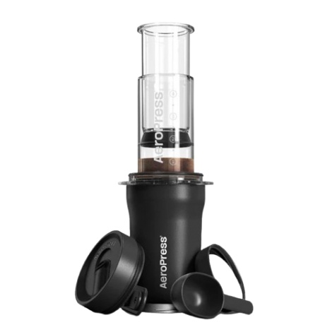 Aeropress GO Plus utazási rendszer - fekete