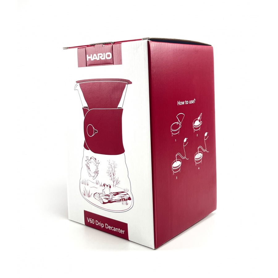 Hario V60 csepegtető dekanter (VDD-02MIX-RED)