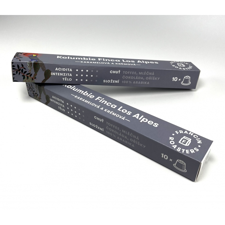 Kávé Francin ESPRESSO KAPSLE KOLUMBIE Finca Los Alpes