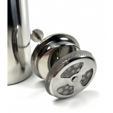 Rozsdamentes acél frenchpress 600ml Kaffia - Ezüst