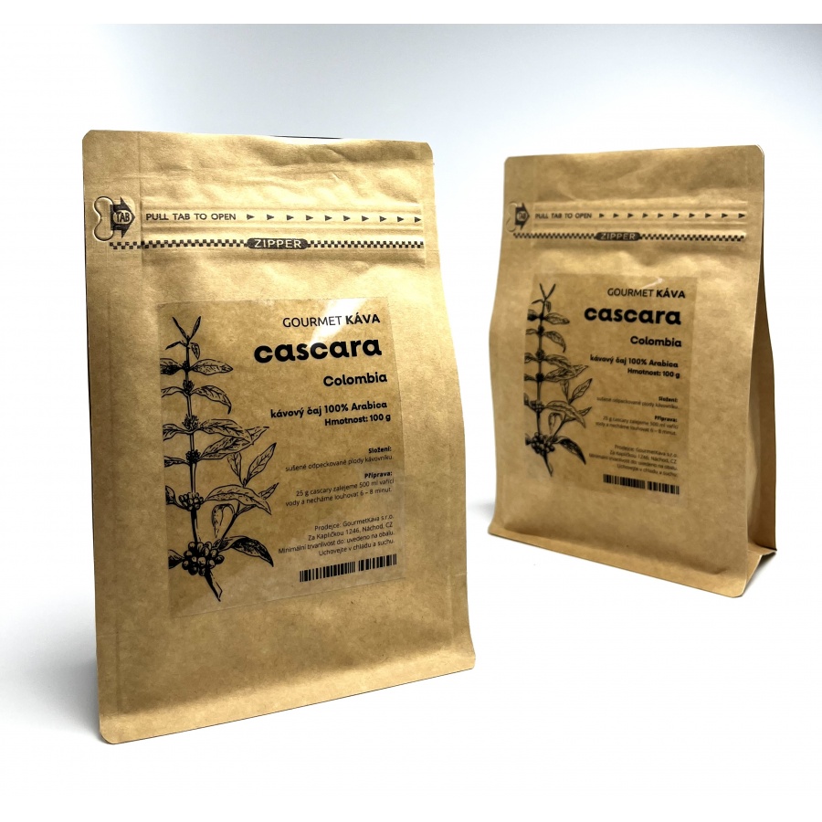 Cascara Colombia, kávé tea, 100g