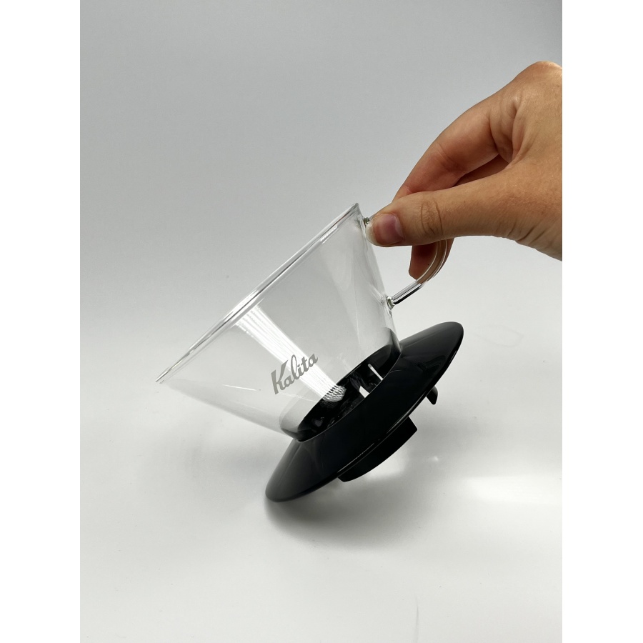 Csepegtető Kalita Wave 185 Fekete- üveg