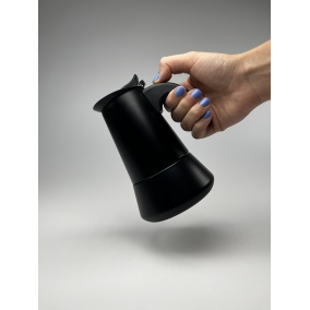 Kaffia Fekete 4 csésze Moka Pot - Fekete 2