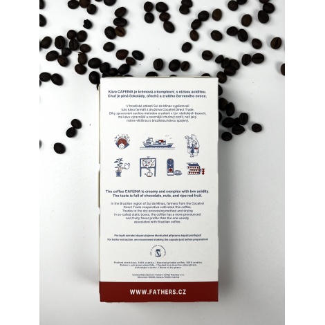 Father's Coffee kapszulák – Brazília Cafeina Natural
