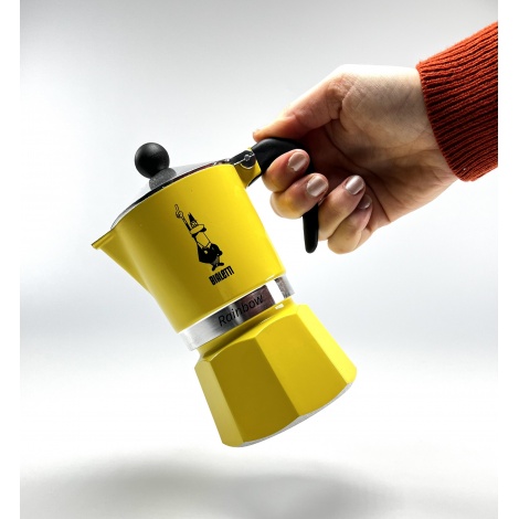 Bialetti Rainbow 3 sárga mokkás edény