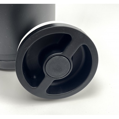 Termosz Kaffia 1 literes, fa fogantyúval - FEKETE