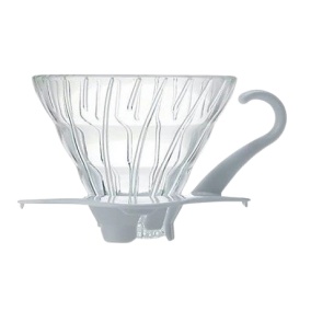Hario üveg kávégép V60-01 - fehér (VDG-01W)